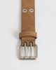 Hollister Hollister faux suede boho studded belt in brown - 3
