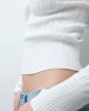 Hollister Hollister fitted cable knit slash neck sweater in white - 3