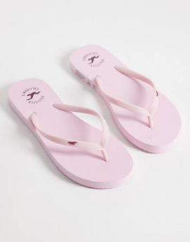Hollister Hollister flip flops in baby pink