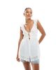 Hollister Hollister flowy tie front cover up dress in white - 4