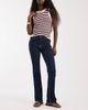 Hollister Hollister front seam detail bootcut jeans in indigo blue - 1