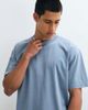 Hollister Hollister heavyweight boxy T-shirt in powder blue - 2