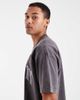 Hollister Hollister heavyweight football style graphic t-shirt in washed black - 4