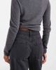 Hollister Hollister high rise baggy jeans in black wash - 4
