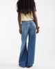 Hollister Hollister high rise baggy jeans in mid blue - 3