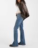 Hollister Hollister high rise flare jeans in mid blue wash - 3