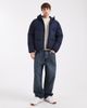 Hollister Hollister hooded puffer jacket in navy-Black - 2