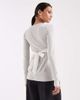 Hollister Hollister long sleeve v neck babydoll top in gray - 3