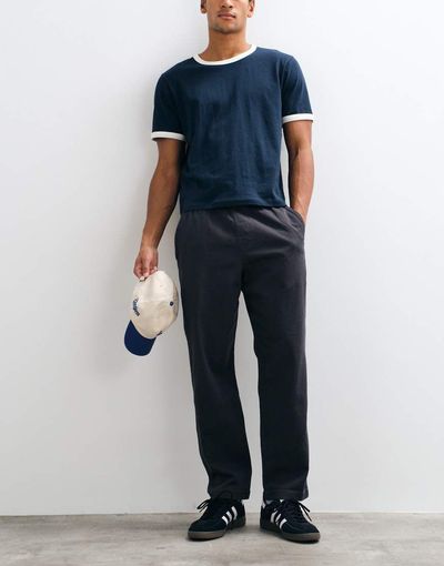 Hollister Hollister loose fit pull on pants in black