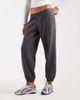 Hollister Hollister low rise baggy cuffed sweatpants in charcoal-Gray - 2