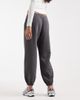 Hollister Hollister low rise baggy cuffed sweatpants in charcoal-Gray - 4