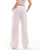 Hollister Hollister low rise baggy pull on pants in pink gingham - 4