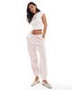 Hollister Hollister low rise cuffed sweatpants in light pink-Purple - 1