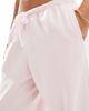Hollister Hollister low rise cuffed sweatpants in light pink-Purple - 4