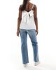 Hollister Hollister low rise relaxed straight leg jeans in medium wash-Blue - 2