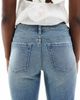 Hollister Hollister low rise relaxed straight leg jeans in medium wash-Blue - 4