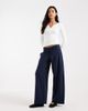 Hollister Hollister low rise wide leg sweatpants in navy - 1