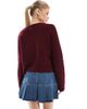 Hollister Hollister micro pleated mini skirt in wash denim-Black - 3