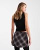 Hollister Hollister mid rise mini skirt in brown check - 3