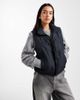 Hollister Hollister nylon puffer vest with bow pattern in black - 1