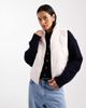 Hollister Hollister nylon puffer vest with bow pattern in pink - 1