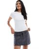 Hollister Hollister pleated mini skirt in gray - 1