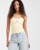 Hollister Hollister reversible mini flower graphic cami in yellow - 1