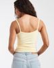 Hollister Hollister reversible mini flower graphic cami in yellow - 4