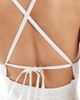 Hollister Hollister spaghetti straps cross back babydoll romper in white polka dots - 3