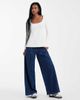 Hollister Hollister square neck babydoll cable knit sweater in white - 4