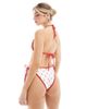 Hollister Hollister swimwear tie side cheeky bikini bottoms in lobster print - part of a set-Multi - 3