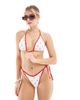 Hollister Hollister swimwear tie side cheeky bikini bottoms in lobster print - part of a set-Multi - 4