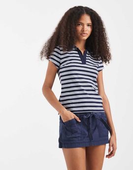 Hollister Hollister twill tie-up mini skort in navy
