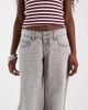 Hollister Hollister ultra low rise baggy jeans in light gray - 4