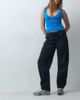 Hollister Hollister uy2k low rise flared utility pants in black - 2