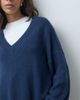 Hollister Hollister v-neck knit sweater in navy - 3