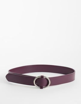 Hollister Hollister wide belt in burgundy-Brown