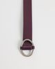Hollister Hollister wide belt in burgundy-Brown - 2