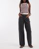 Hollister Hollister wide leg low rise jeans in washed black-Brown - 1
