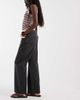 Hollister Hollister wide leg low rise jeans in washed black-Brown - 2