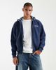 Hollister Hollister zip-up hoodie with contrast hood in navy - 1