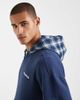 Hollister Hollister zip-up hoodie with contrast hood in navy - 3
