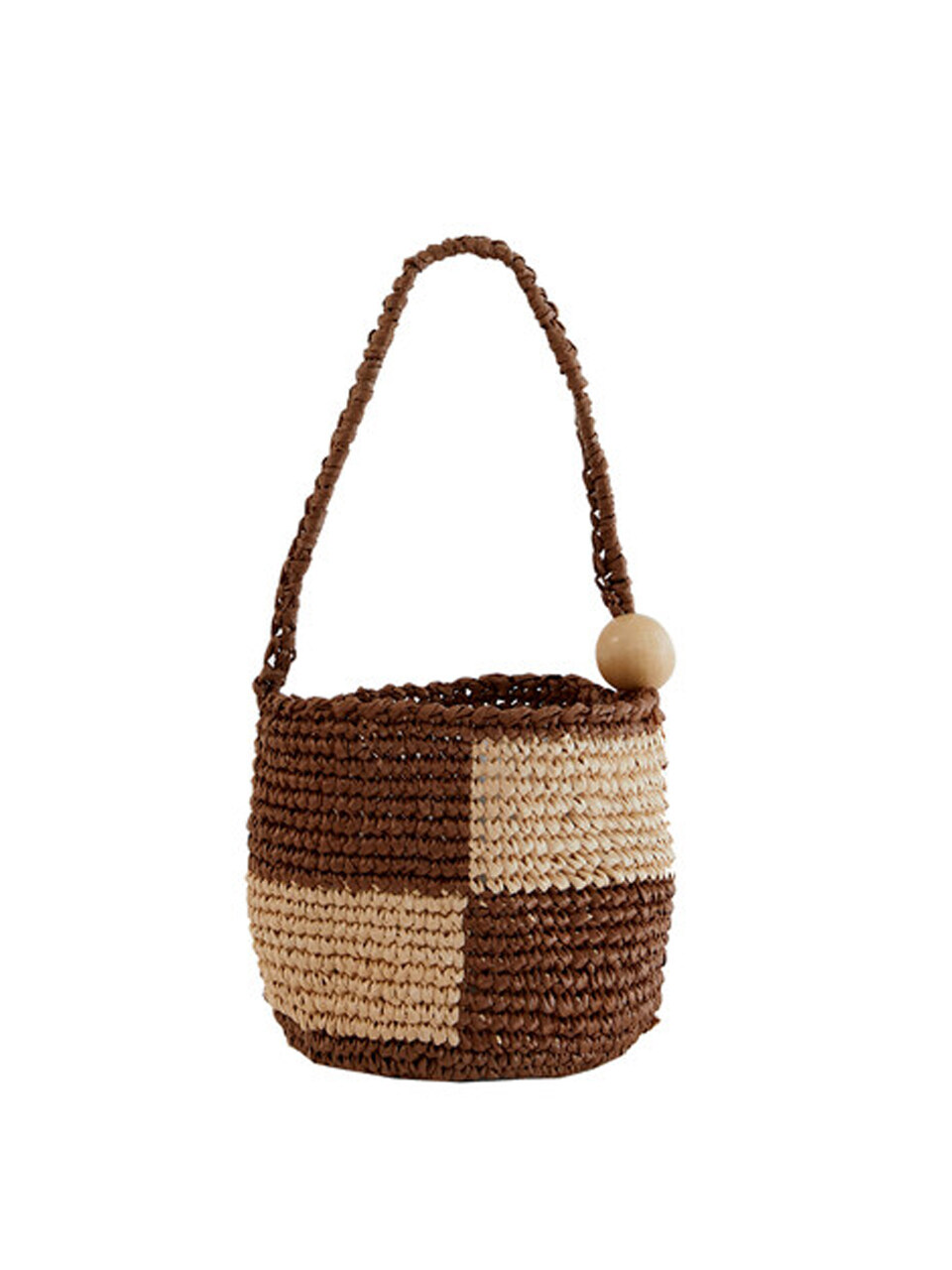 HOLLY LOVES LOVE Cube bag_Brown