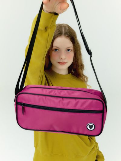 HOLLY LOVES LOVE Rectangle bag[Purple]