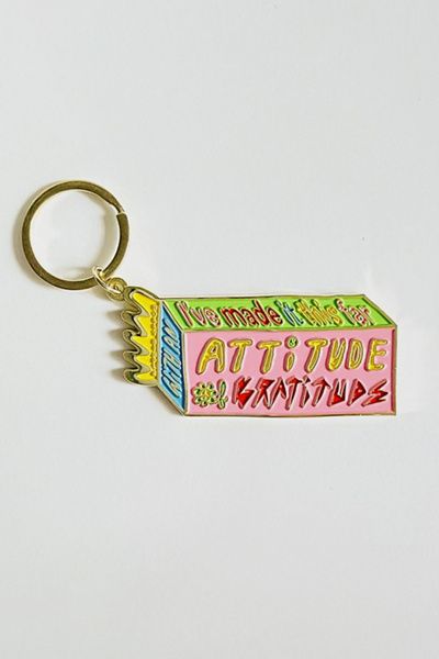 Holly Simple Holly Simple Daily Reflections Gratitude Keychain at Urban Outfitters