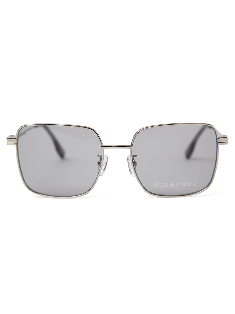 HOLY NUMBER 7 CAPERNAUM FRAME LENS SUNGLASSES [SILVER/BLACK]