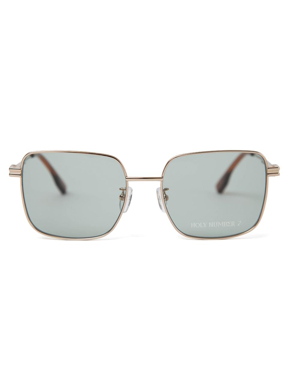 HOLY NUMBER 7 CAPERNAUM GOLD FRAME GREEN LENS SUNGLASSES