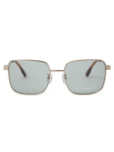 HOLY NUMBER 7 CAPERNAUM GOLD FRAME GREEN LENS SUNGLASSES