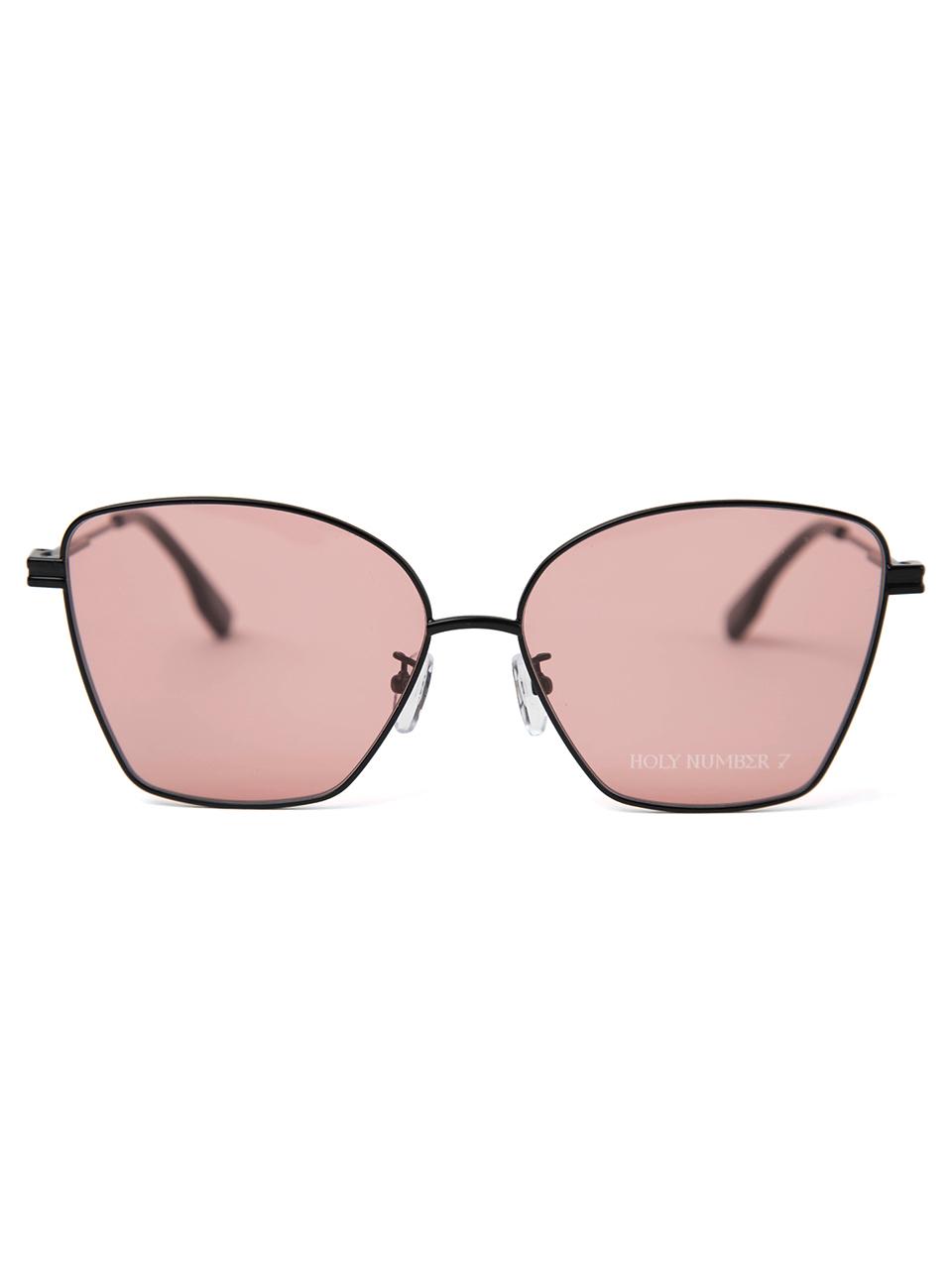 HOLY NUMBER 7 HEBRON SUNGLASSES [BLACK FRAME/RED LENS]