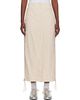 Holzweiler Holzweiler Beige Lt Track Maxi Skirt - 1
